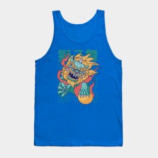 Foo Dog Illustration Tank Top